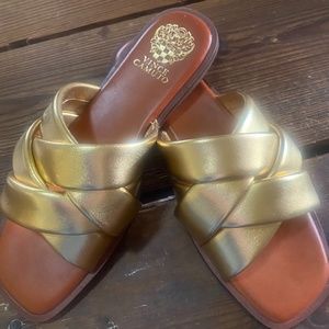 NORTHALA WOVEN-STRAP SLIDE